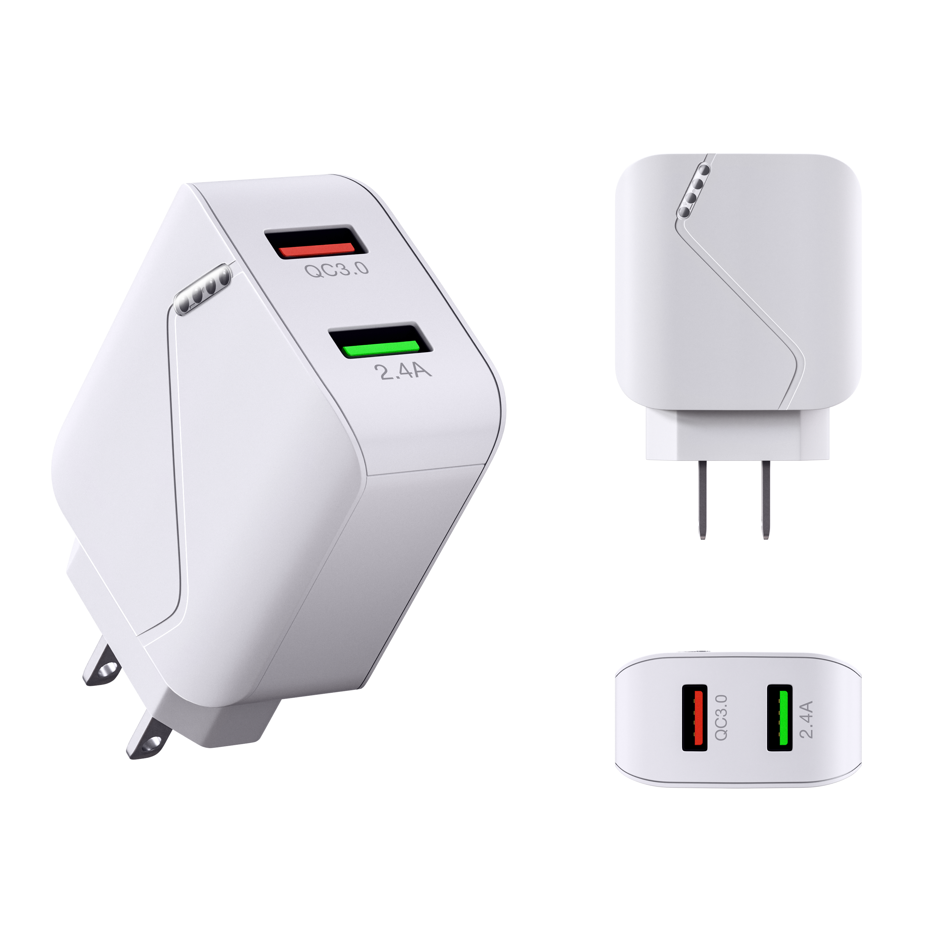Chargeur ultra rapide Lyzia – Double port USB