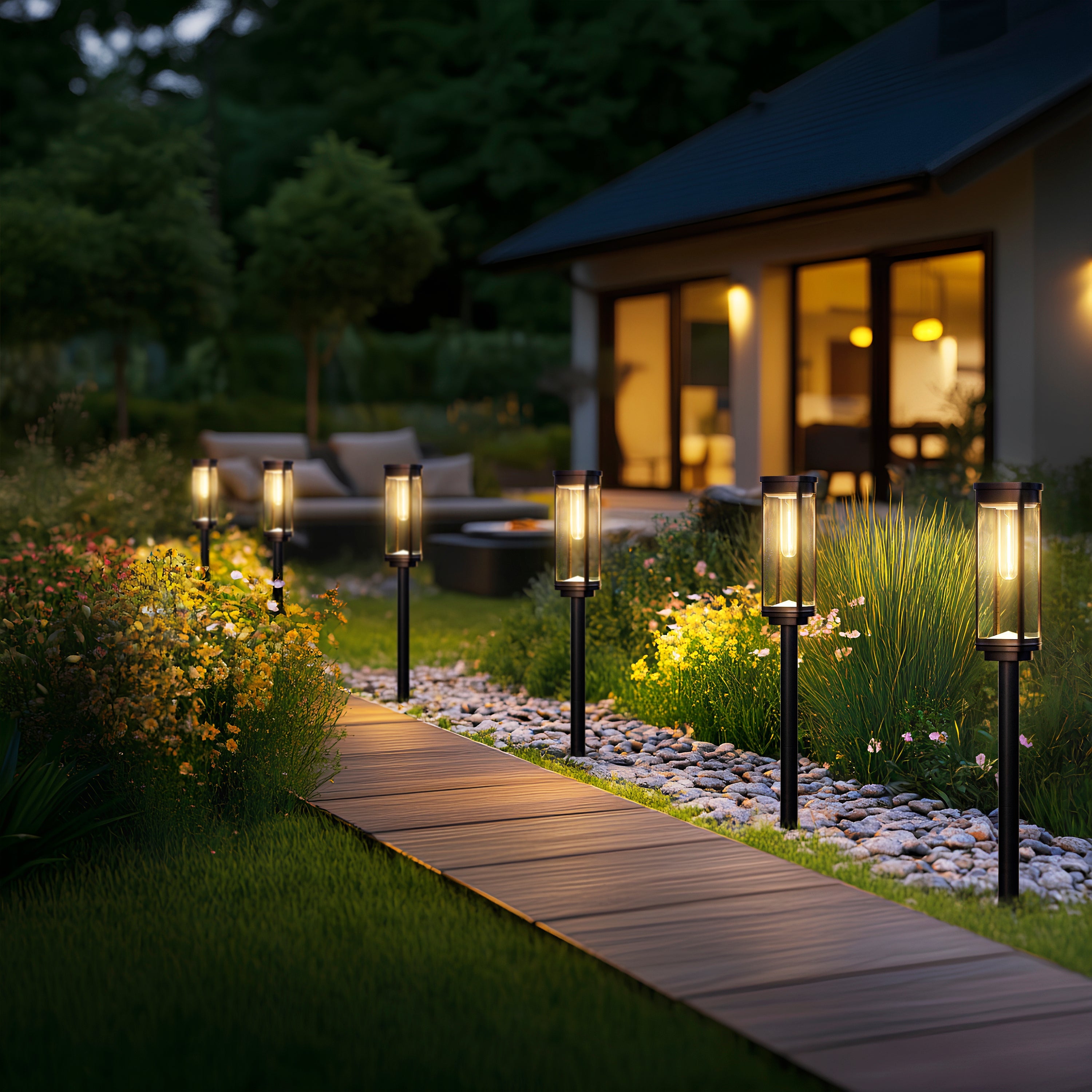 Éclairages extérieurs Solea – Balises lumineuses design