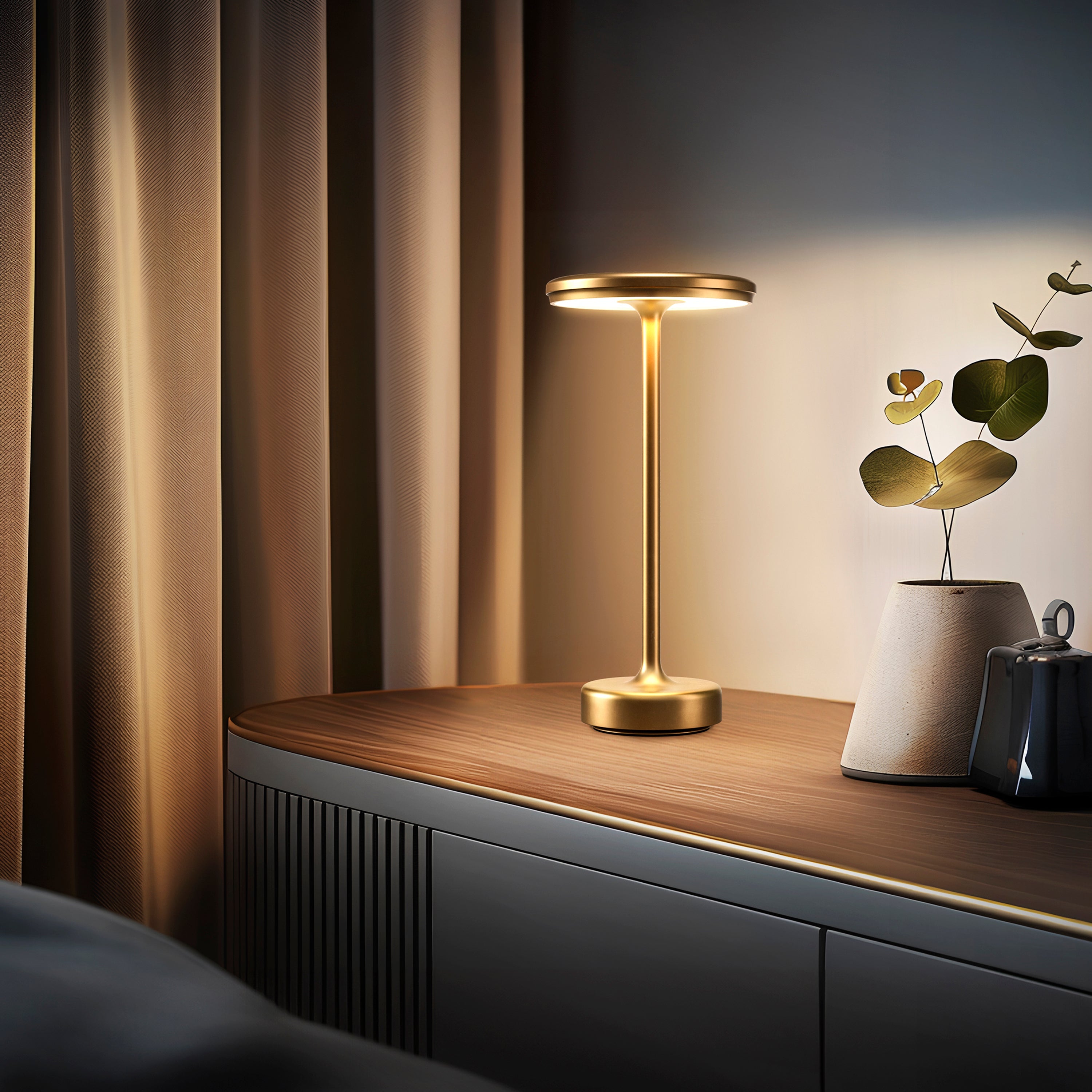 Solara – Lampe de table élégante à lumière douce