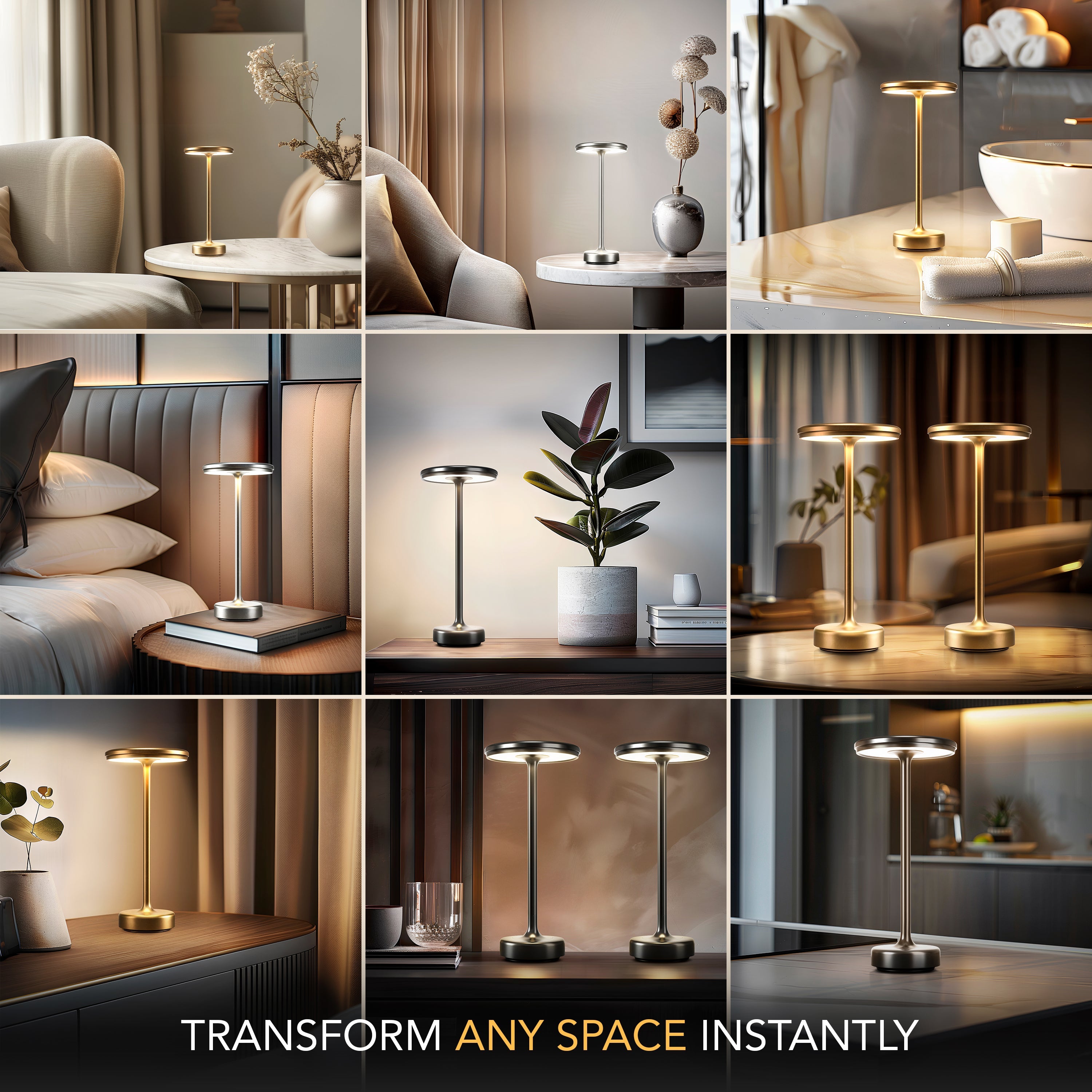 Solara – Lampe de table élégante à lumière douce