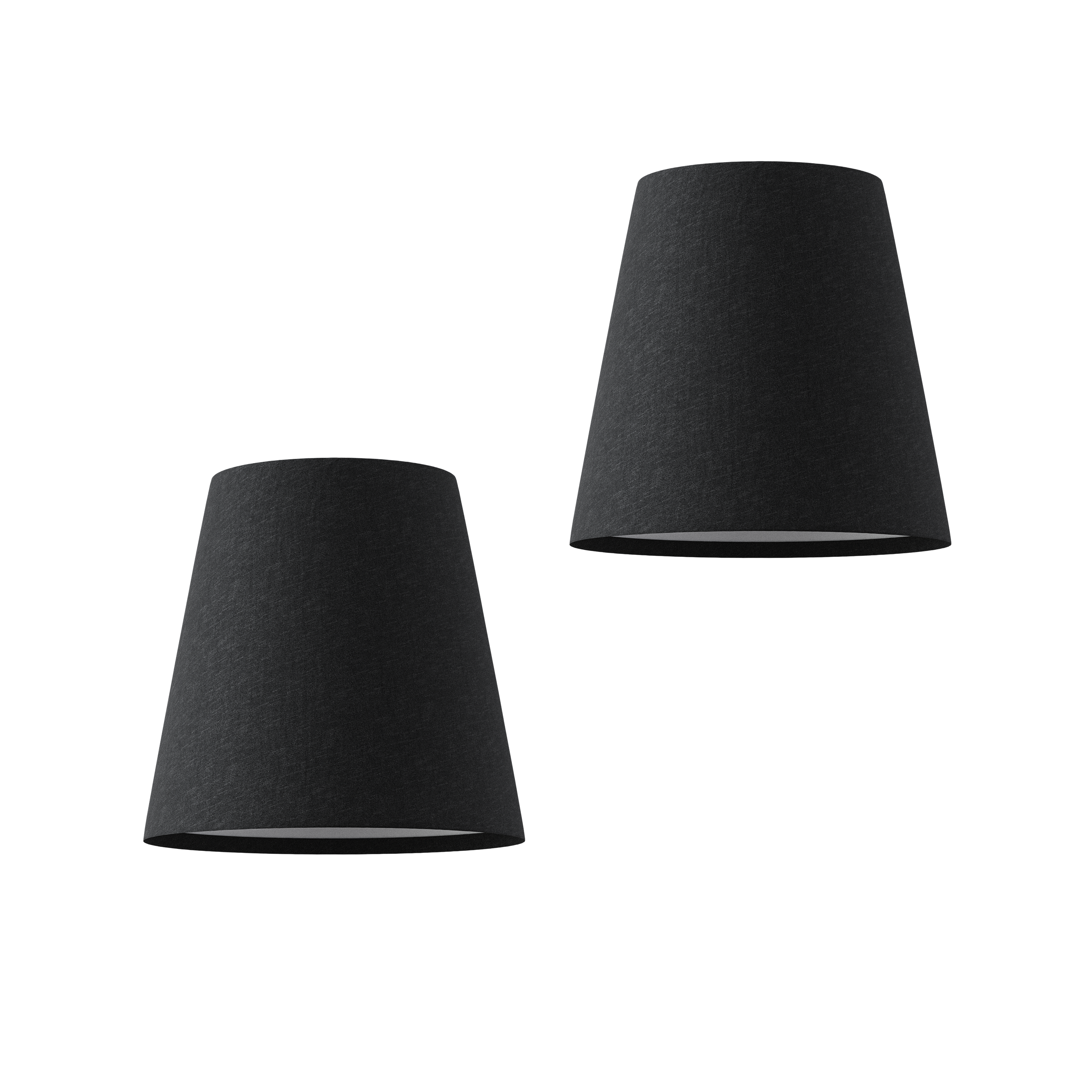 Abat-jours noirs – Lot de 2