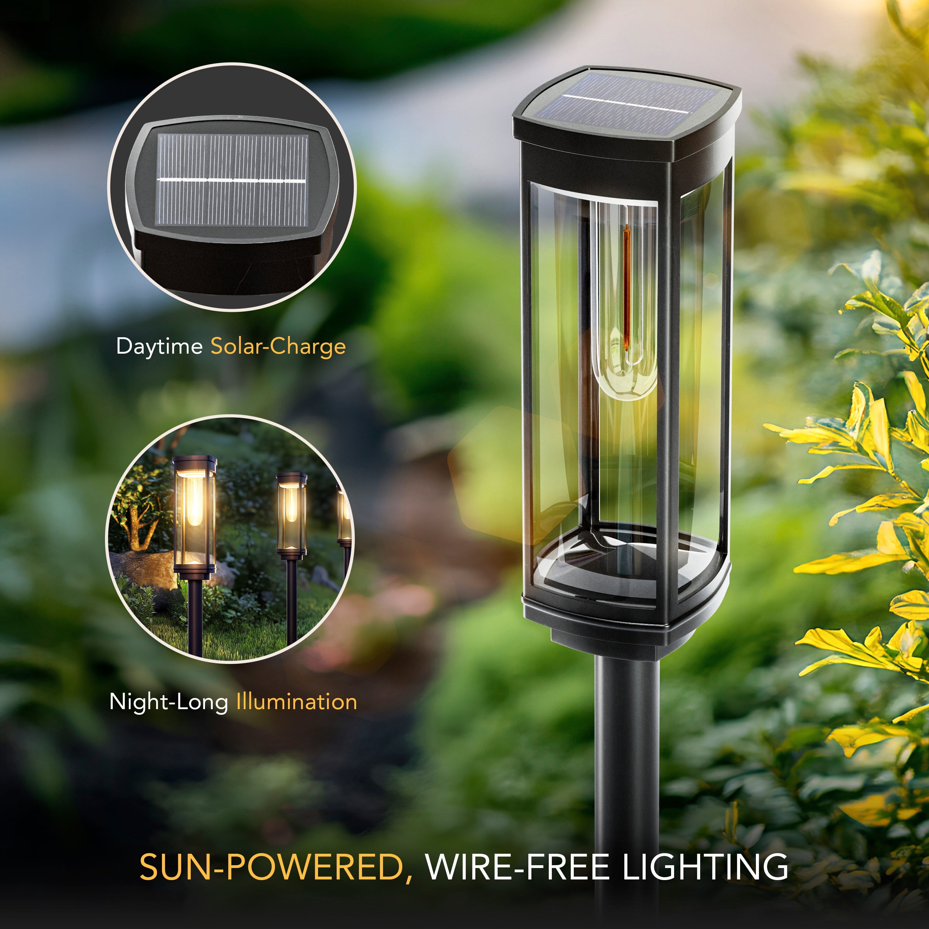 Éclairages extérieurs Solea – Balises lumineuses design